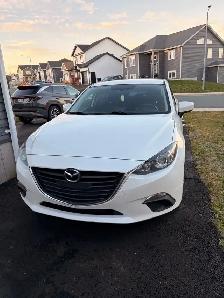 FOR SALE — FOR SALE — 2016 White Mazda3 Four-Door Sedan