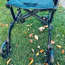 ONE NEW UPRIGHT FOLDING ROLLATOR WALKER - Photo 3