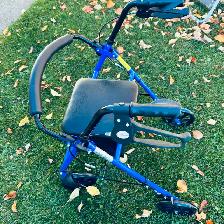 ONE NEW LIVING BASICS FOUR WHEEL ROLLATOR WALKER