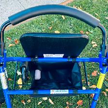 ONE NEW LIVING BASICS FOUR WHEEL ROLLATOR WALKER - Photo 3