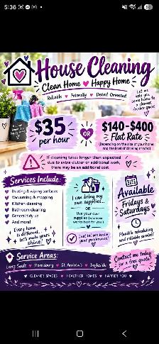 House cleaning