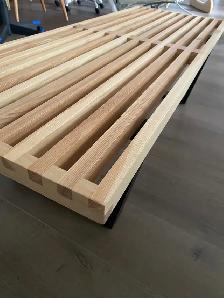 George Nelson Platform Bench- Walnut / Natural - Photo 4