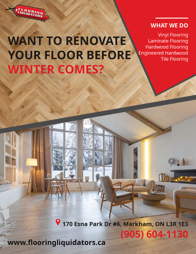 Want to Renovate Your Floor Before Winter Comes? Vinyl, Laminate