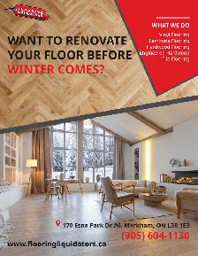 Want to Renovate Your Floor Before Winter Comes? Vinyl, Laminate