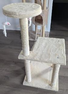 Compact Beige Cat Tree - Photo 2
