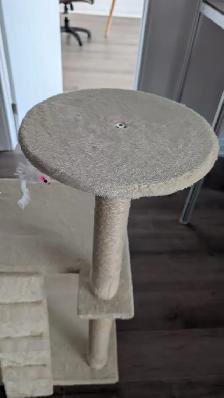 Compact Beige Cat Tree - Photo 6