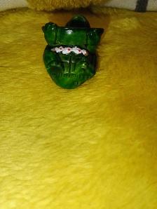 Vintage Kinder Surprise turtle eating watermelon figurine 1993 - Photo 4