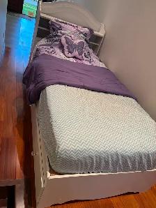 Kids Modern Twin size Bed Frame w/ 3 Drawers - Photo 6