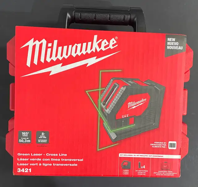 NEW MILWAUKEE 3421-20 GREEN LASER