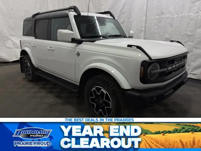 2023 Ford Bronco OUTER BANKS 2.7L | LEATHER TRIM | MODULAR HARD
