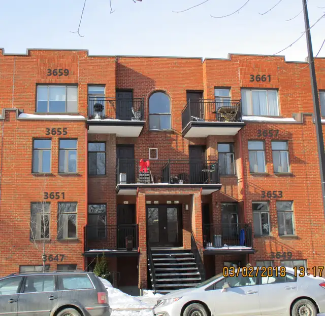Condo 4.1/2 a louer