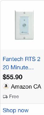 Fantech HRV Control Switch - Photo 3