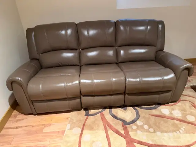 new top grain leather sofa and loveseat
