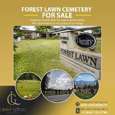 Two Side-by-Side Burial Plots – Remembrance Section, Forest Lawn