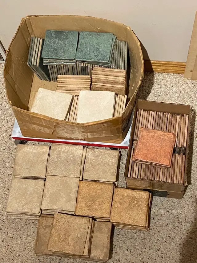 Made in Italy Clay/Ceramic Backsplash Wall Tiles. 30 square feet