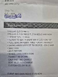 PDG Mobility Stellar GLT tilting wheelchair - Photo 9