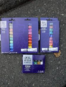 Winsor & Newton Artisan Oil Paint Starter Set 6 x 21ml - New - Photo 2