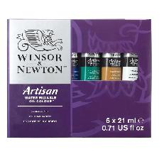 Winsor & Newton Artisan Oil Paint Starter Set 6 x 21ml - New - Photo 9