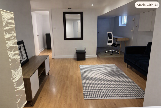 Furnished 1 bdrm   den basement apt East York, Woodbine/Danforth