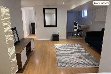 Furnished 1 bdrm   den basement apt East York, Woodbine/Danforth