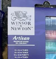 Winsor & Newton Artisan Oil Paint Set — 10 x 12 ml, New Sealed - Photo 2