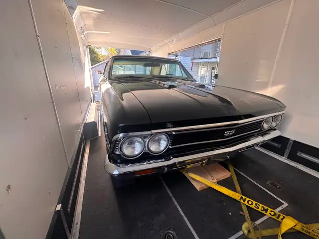 Classic cars hauling