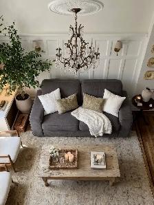 69.6-Inch Chenille Loveseat Sofa - Photo 2