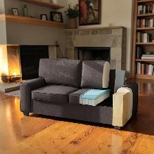 69.6-Inch Chenille Loveseat Sofa - Photo 5