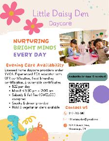 EVENING CHILDCARE AVAILABLE IN MISSISSAUGA | 5:30 PM – 12:00 AM