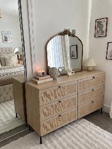Boho Natural Rattan 6-Drawer Dresser - Photo 2
