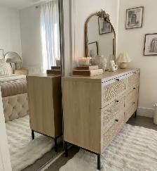 Boho Natural Rattan 6-Drawer Dresser - Photo 3