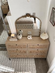 Boho Natural Rattan 6-Drawer Dresser - Photo 4