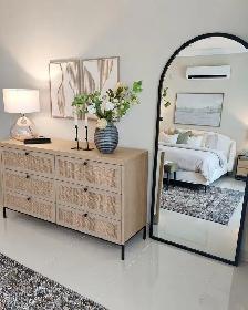 Boho Natural Rattan 6-Drawer Dresser - Photo 6