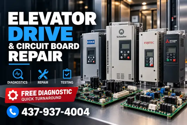 Elevator Drive & Circuit Board Repair – Free Diagnostic