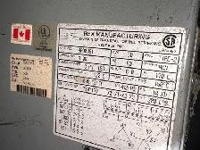Rex 30 kVA Transformer – 600V to 230Y/133V – BA30JS1 - Photo 5