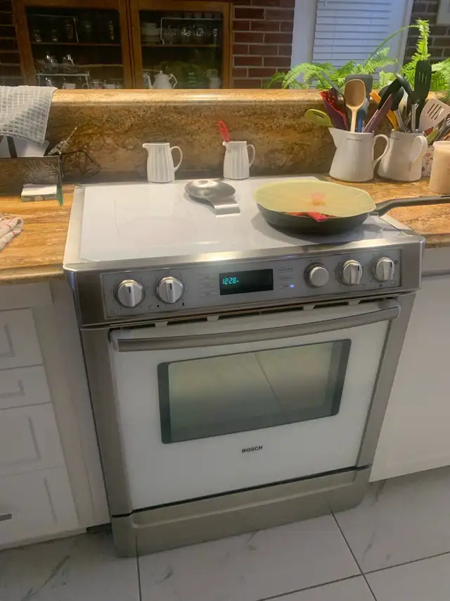Bosch range white slide in  retro look