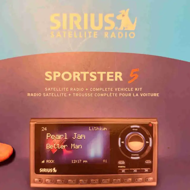 Sirius satellite radio sportster 5 brand new never been used