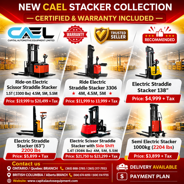 New CAEL Stacker Collection – Material Handling