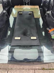 Dining Table Tempered Glass: L 70.5", W 35.5", Thickness 0.5" – - Photo 3