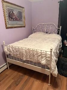 $500 OBO 2 DOUBLE size mattress’ & 1 bedframe bundle .