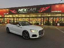 2019 Audi A5 CABRIOLET PROGRESSIV S-LINE AWD LEATHER NAV CAMERA