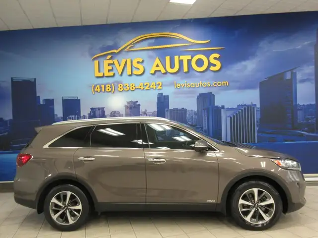 KIA SORENTO 2019 EX AWD 7 PASSAGERS V6 3.3L CUIR NOIR CHAUFFANT