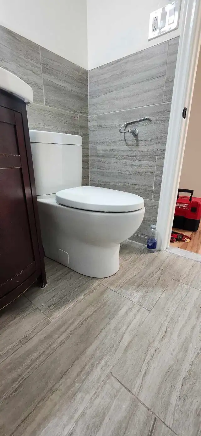 installation toilette