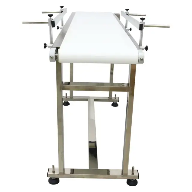 Food Grade White PU Belts Conveyor Industrial 53x11.8" 230066