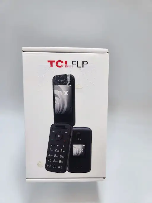 TCL Flip 4058E Black Unlocked 3 Months Warranty W/Charger