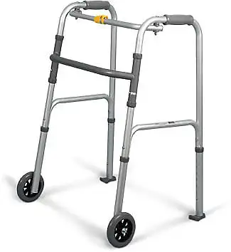 New Used Aluminum Folding 2 wheel Walker Senior Rollator Walkers