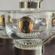 Vintage Italian Glass Demitasse Espresso Coffee Cups - Photo 2