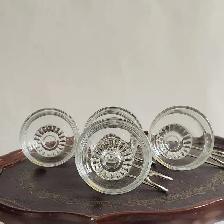 Vintage Italian Glass Demitasse Espresso Coffee Cups - Photo 3