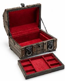 Vintage Large Pirate’s Treasure Chest Jewelry Box - Photo 2