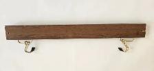 Vintage Brass Hook Tie Belt Wall Rack - Photo 4